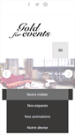 Mobile Screenshot of goldforevents.com